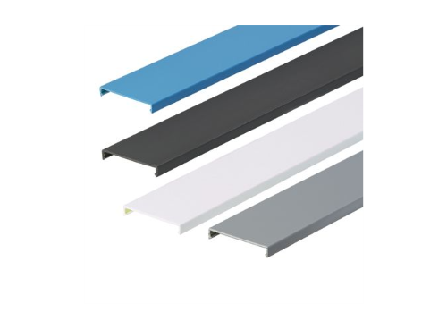 Product image for Panduit C4IB6 Duct Cover, PVC, 4"W X 6', Blue