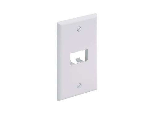 Panduit CFP2WH Mini-Com® Single Gang Fa Product image for Panduit CFP2WH Mini-Com® Single Gang Fa