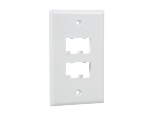 Panduit CFP4WH Classic, Faceplate, 4 Port, White Product image for Panduit CFP4WH Classic, Faceplate, 4 Port, White