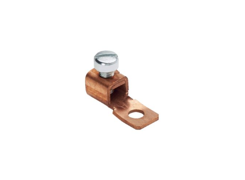 Product image for Panduit CXS35-36-C Mechanical Connector-Lugs, Copper, One 3/16" Stud, PK100