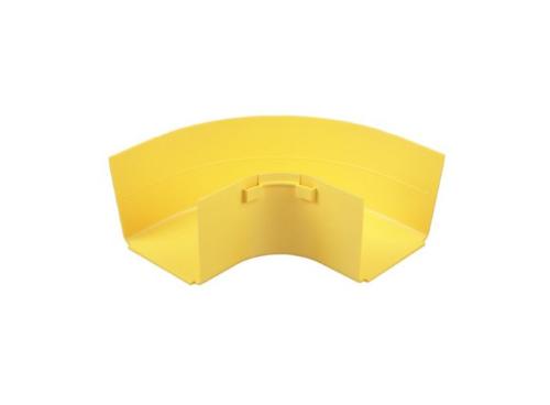 Product image for Panduit FRRA4X4LYL Horizontal Right-Angle, 90, 4x4, Yellow