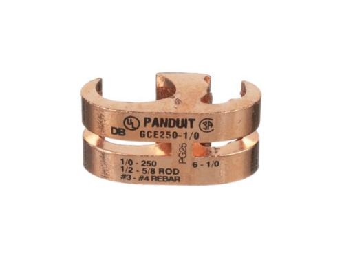 Product image for Panduit GCE250-1/0-Q E Style Grounding Connector