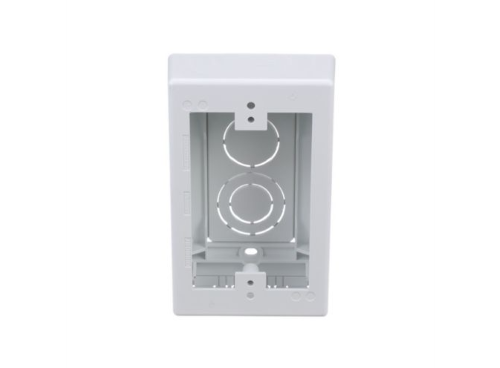 Product image for Panduit JBX3510WH-A Single-Gang Low Voltage Outlet Box