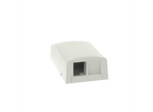 Product image for Panduit NK2BXIW-A Surface Mount Box, 2-Port, Plenum, International White