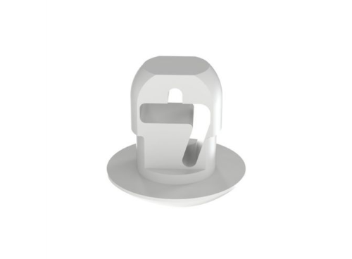 Product image for Panduit PBMS-H25-C Cable Tie Mount, Push Button, NAT