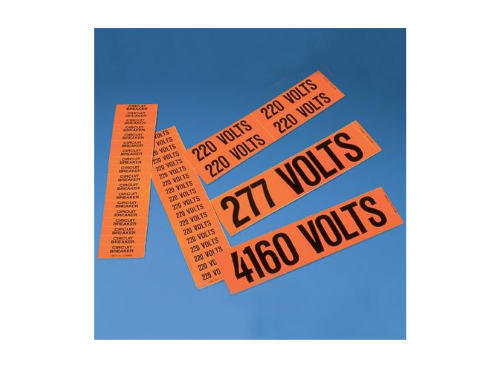 Product image for Panduit PCV-3PHCY PCV-3PHCY Voltage Marker