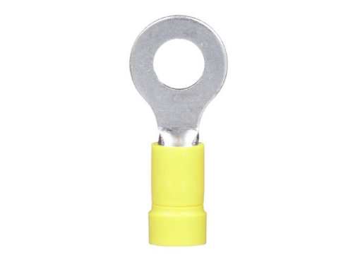 Product image for Panduit PV10-14R-D 12-10 AWG Vinyl Insulated Ring Terminal