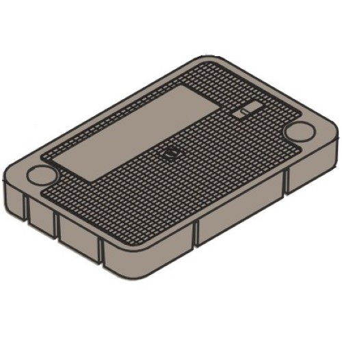 Product image for OLDCASTLE 1020030 N09 R ELECTRIC LID CTY N09R-ELECTRICAL CONCRETE LID MARKED "ELECTRICAL